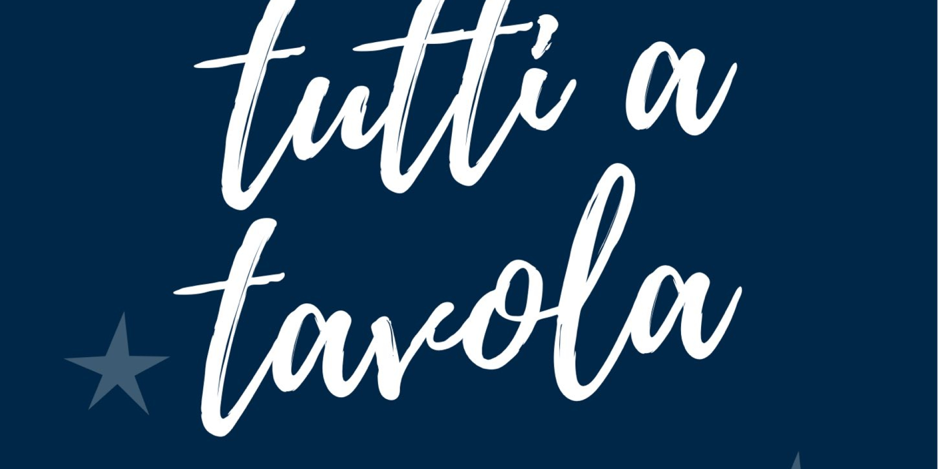 TUTTI A TAVOLA – CENA NEL CENTRO - Lunedì 8 settembre