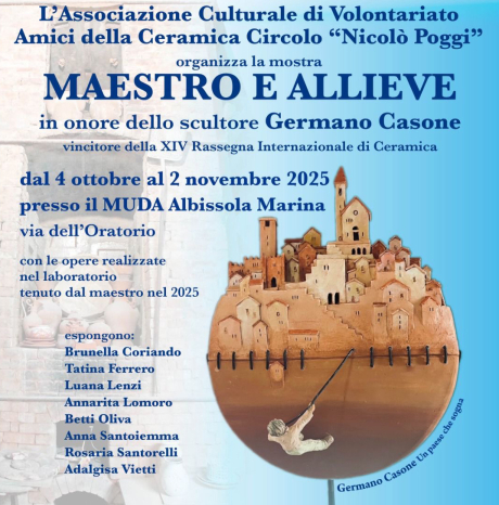 MAESTRO E ALLIEVE - sabato 4 ottobre 2025