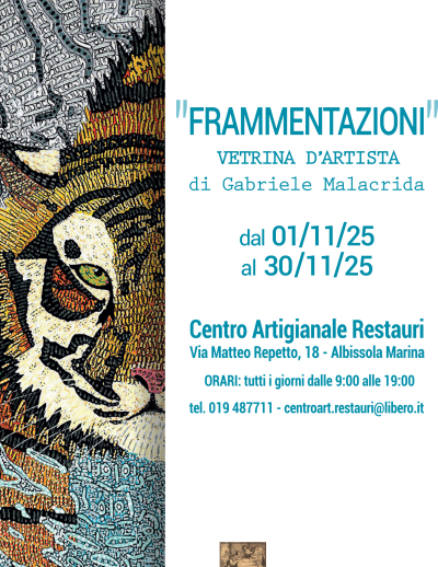 FRAMMENTAZIONI - dal 1 Novembre al 30 Novembre 2025