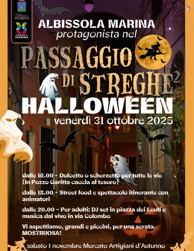 Halloween ad Albissola Marina – Venerdì 31 ottobre 2025