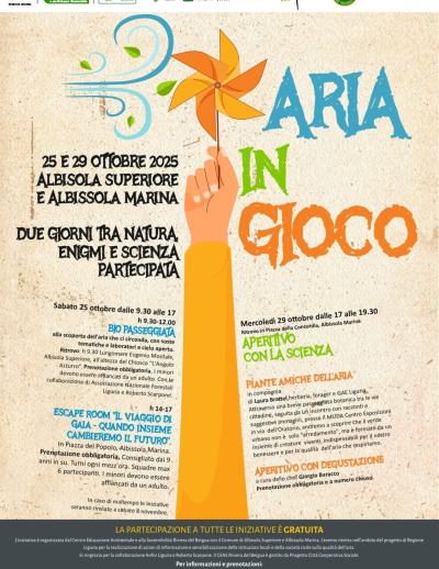 ARIA IN GIOCO - Sabato 25 e mercoledì 29 ottobre