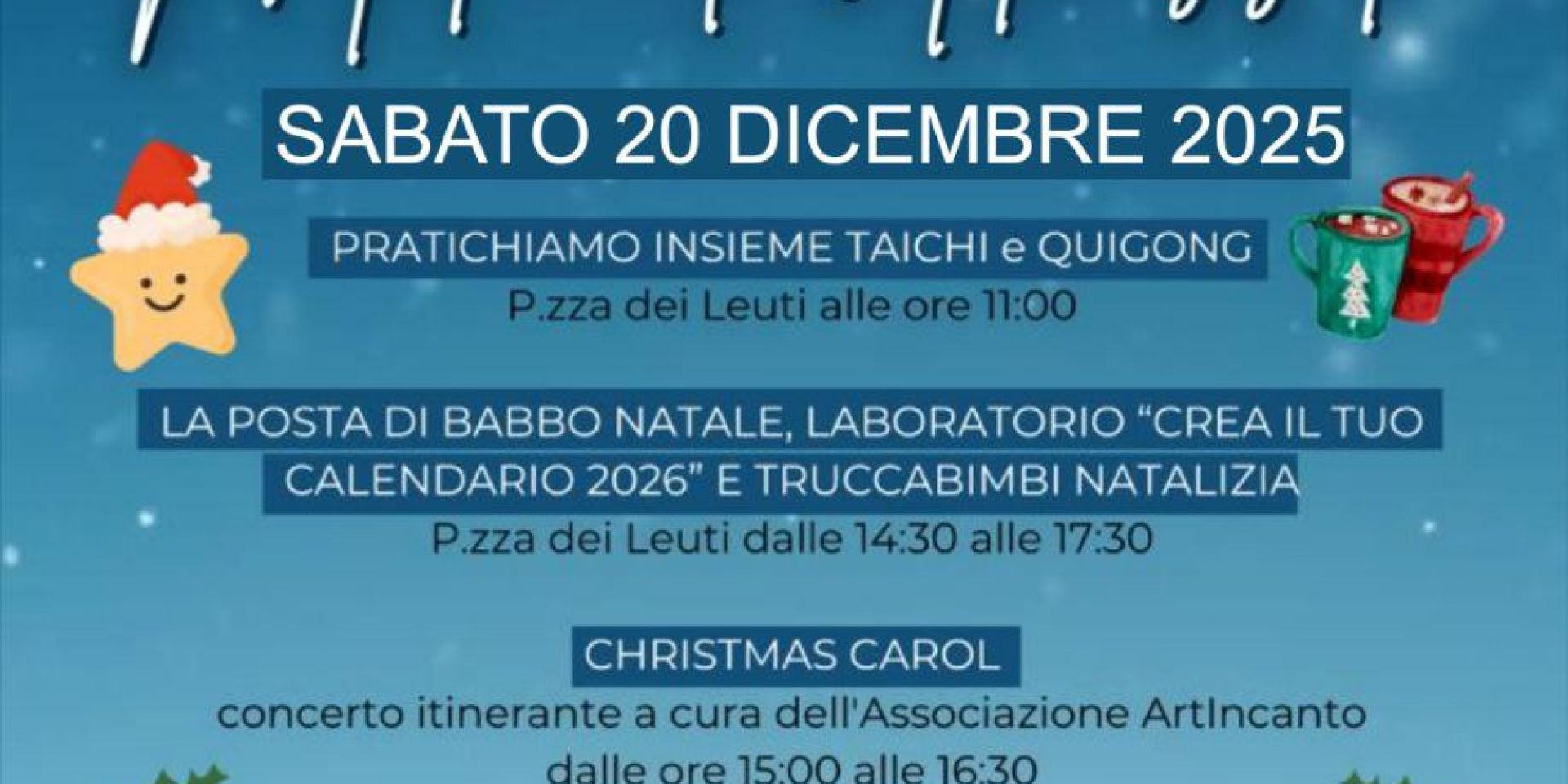 Natale ad Albissola – Sabato 20 dicembre 2025