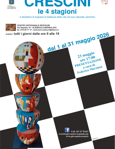  LE 4 STAGIONI - dal 1° al 31 maggio