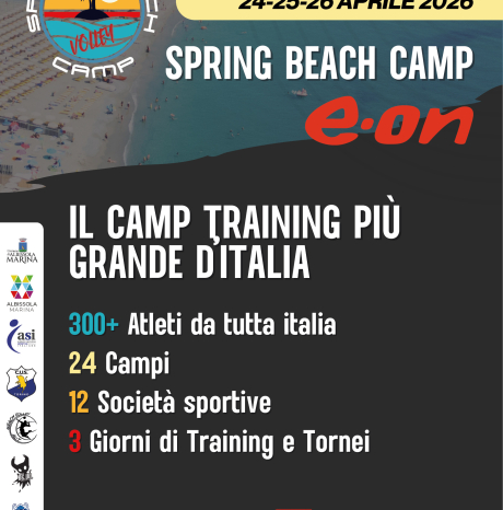 Spring Beach Volley Camp - 24 al 26 aprile 
