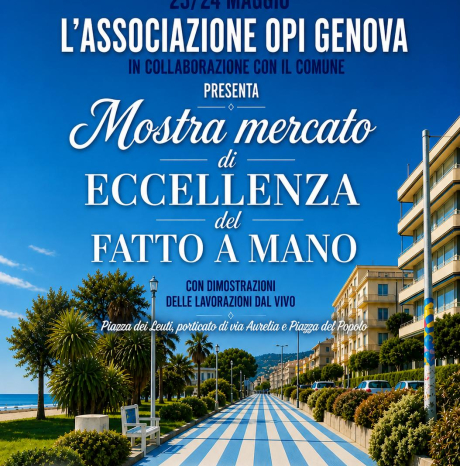 Mostra Mercato di Eccellenza del Fatto a Mano - 23 e 24 maggio – Albissola Marina