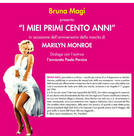 I MIEI PRIMI CENTO ANNI" DI BRUNA MAGI - Sabato 20 giugno 
