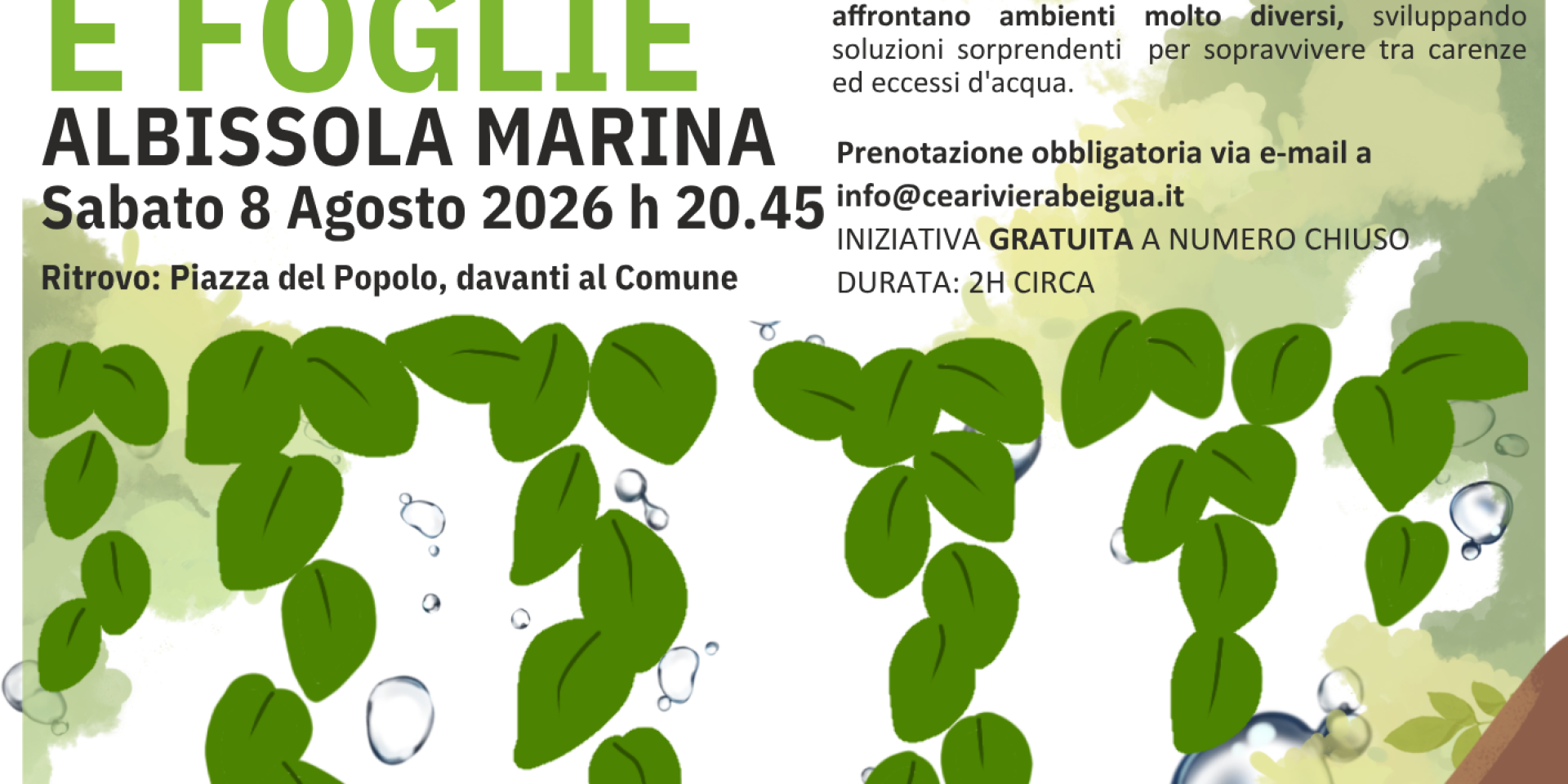 PASSEGGIATA BOTANICA - sabato 8 agosto