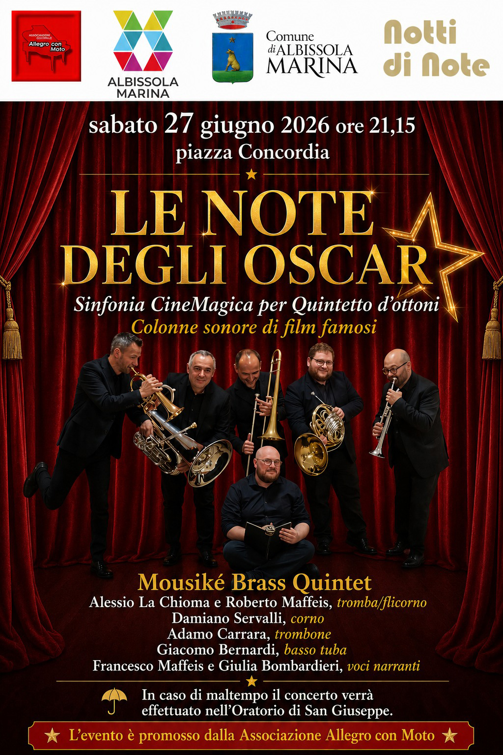 Locandina Le Note degli Oscar